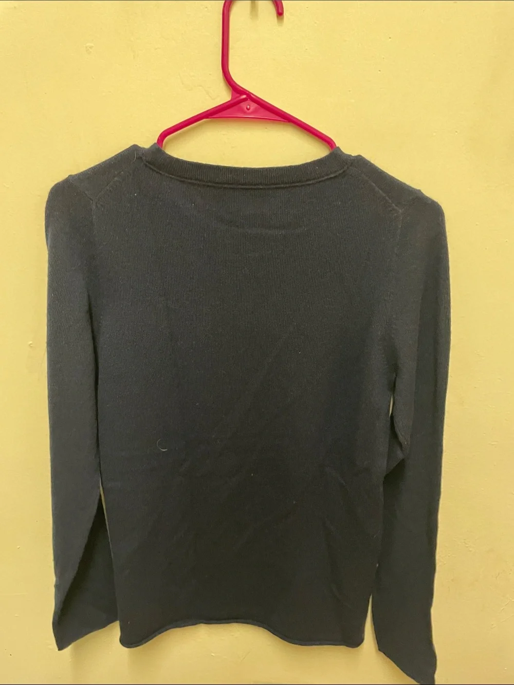 J. Crew Cashmere Classic Navy Crewneck Women's Sweater
